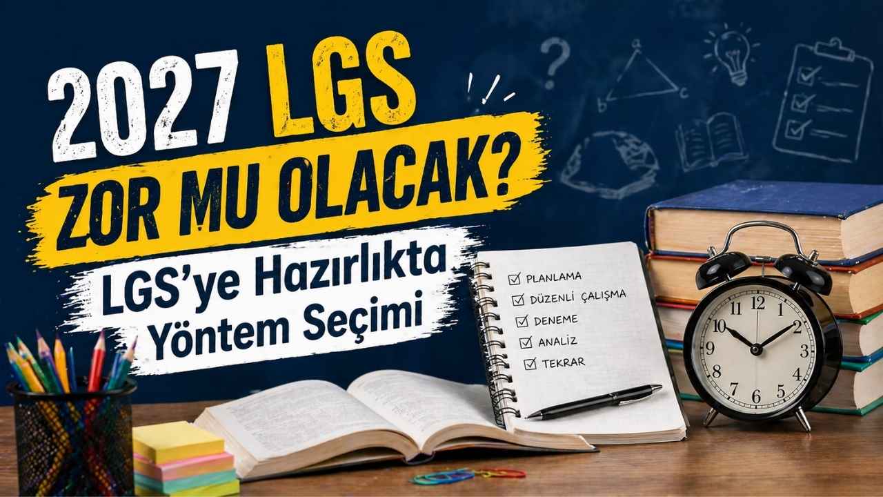 2027 LGS Zor mu Olacak? LGS’ye Hazırlıkta Yöntem Seçimi