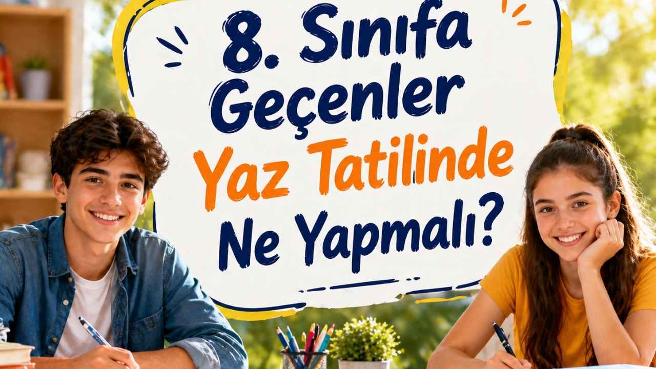 8. Sınıfa Geçenler Yaz Tatilinde Ne Yapmalı? (LGS 2027 Rehberi)