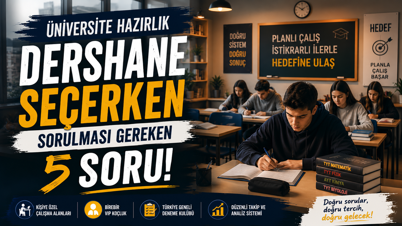 Üniversite Hazırlık Dershane Fiyatları: Seçim Yaparken Sorulması Gereken 5 Soru!