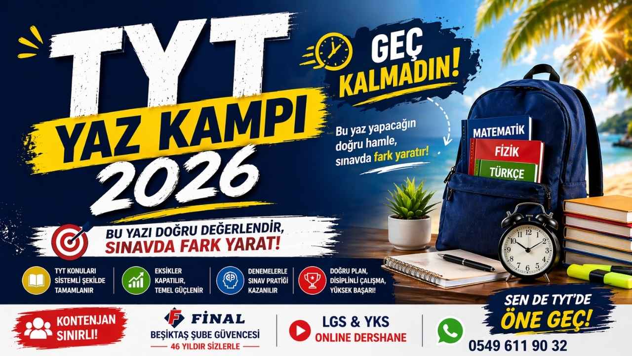 Rakiplerin Çoktan Başladı! TYT Yaz Kampı 2026 İstanbul İçin Geri Sayım