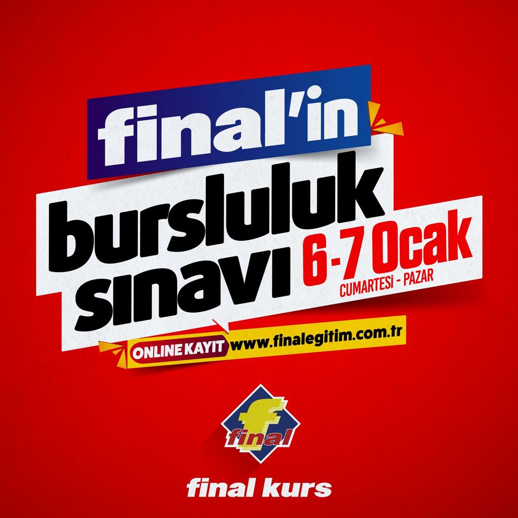 Türkiye'nin eğitim lideri Final Kursu bursluluk sınavı 2024